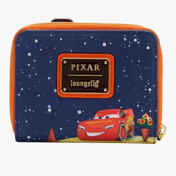 Loungefly Disney Pixar Moments Cars Cozy Cone Mini Backpack & Wallet Set - Picture 10 of 13